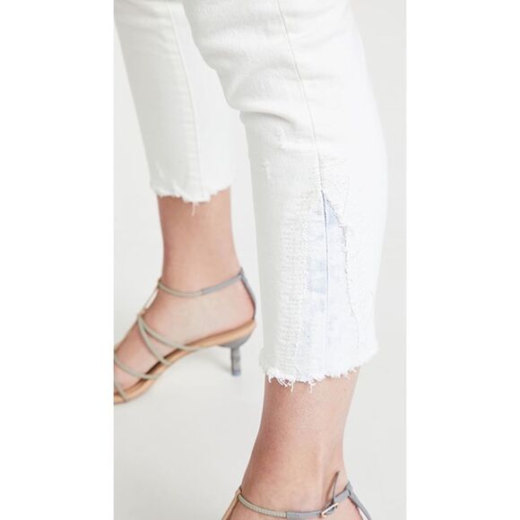 MOUSSY VINTAGE Mv Burnside Skinny Jeans white size 25” - Picture 2 of 8